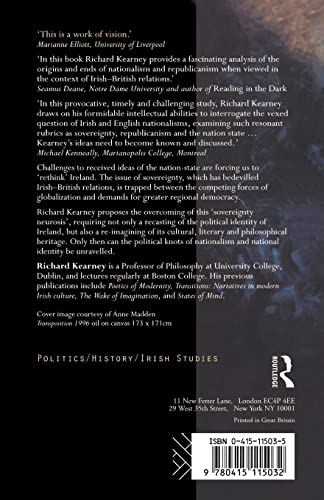 Postnationalist Ireland: Politics, Culture, Philosophy