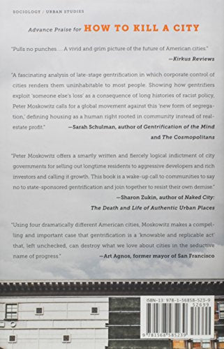 How to Kill a City: Gentrification, Inequality, and the Fight for the Neighborhood