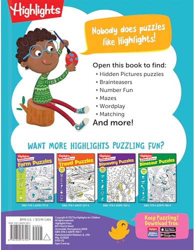Easter Puzzles: 144-Page Easter Puzzle and Games Book, Filled with Classic Highlights Hidden Pictures Puzzles, Egg Hunts, Mazes, Crafts and More for a Fun Easter-Basket Stuffer