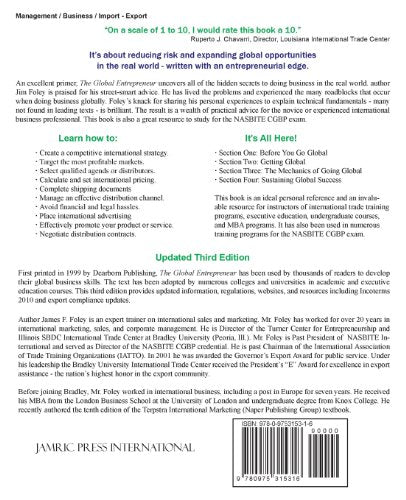 The Global Entrepreneur: Taking Your Business International