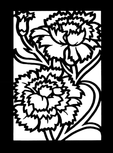 Flowers Mini Stained Glass Coloring Book (Dover Little Activity Books: Flowers)