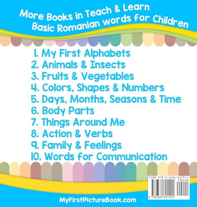 My First Romanian Alphabets Picture Book with English Translations: Bilingual Early Learning & Easy Teaching Romanian Books for Kids (Teach & Learn Basic Romanian Words for Children)