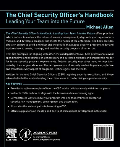 The Chief Security Officers Handbook: Leading Your Team into the Future