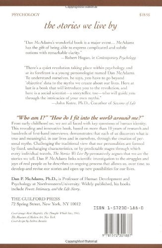 The Stories We Live By: Personal Myths and the Making of the