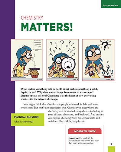 Kitchen Chemistry: Cool Crystals, Rockin Reactions, and Magical Mixtures with Hands-On Science Activities — back cover