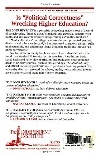 The Diversity Myth : Multiculturalism and Political Intolera