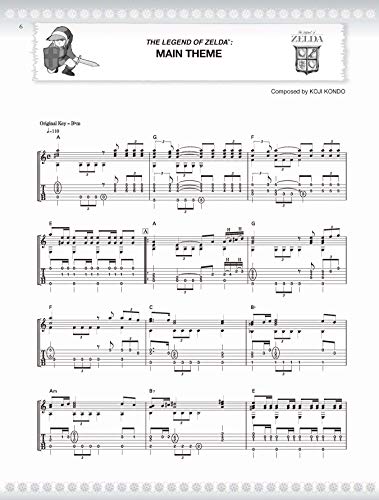 The Legend of Zelda Series for Guitar: Guitar Tab