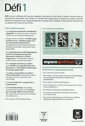 D?fi 1 Livre de l'?l?ve: D?fi 1 Livre de l'?l?ve