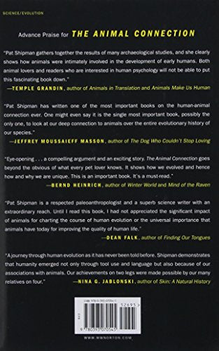The Animal Connection: A New Perspective on What Makes Us Human — back cover