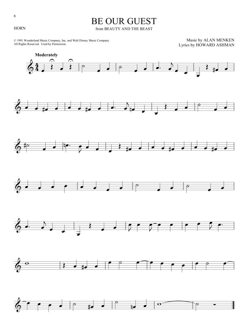 101 Disney Songs for Horn