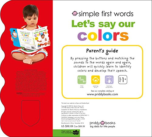 Let's Say Our Colors (Simple First Words)