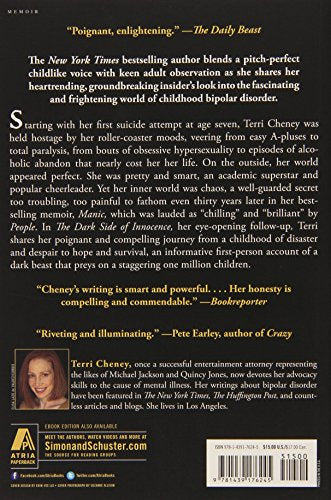 The Dark Side of Innocence: Growing Up Bipolar — back cover