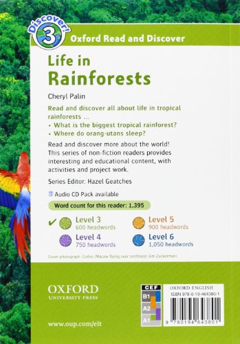 Oxford Read and Discover: Level 3: Life in Rainforests
