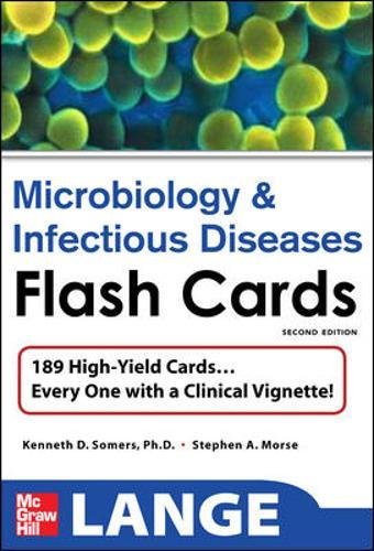 Lange Microbiology and Infectious Diseases Flash Cards, Second Edition (LANGE FlashCards)