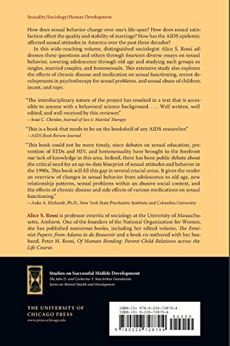 Sexuality across the Life Course (The John D. and Catherine T. MacArthur Foundation Series on Mental Health and Development, Studies on Successful Midlife Development)