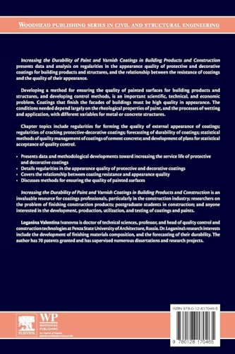 Increasing the Durability of Paint and Varnish Coatings in Building Products and Construction (Woodhead Publishing Series in Civil and Structural Engineering)