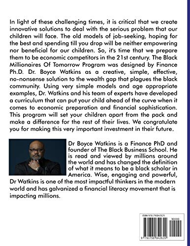 The Black Millionaires of Tomorrow: A Wealth-Building Study Guide for Children - Middle School: Money