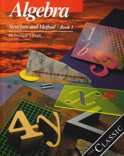 Algebra: Structure and Method Book 1 by MCDOUGAL LITTEL
