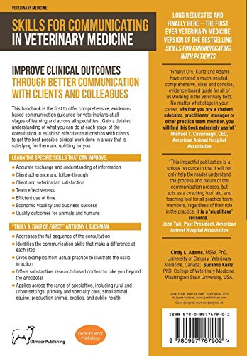 Skills for Communicating in Veterinary Medicine