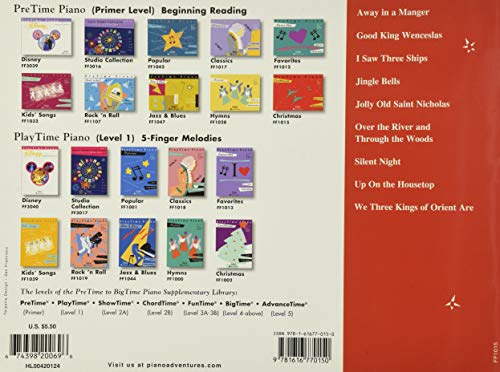 Pretime Piano Christmas, Primer Level: Beginnning Reading (Faber Piano Adventures)