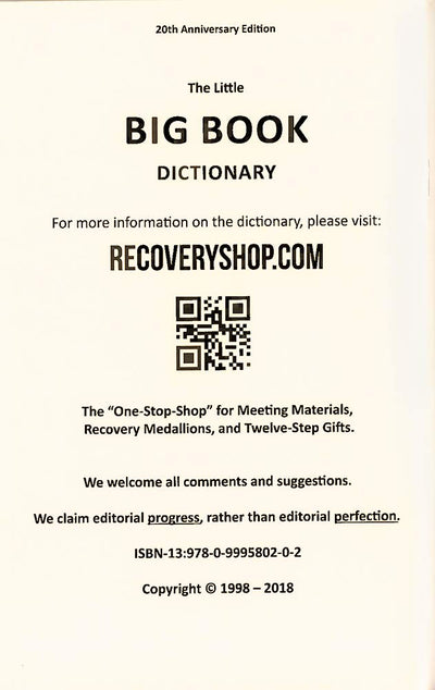 The Little Big Book Dictionary by Lyle P