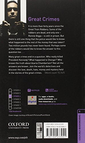 Oxford Bookworms Factfiles: Great Crimes: Level 4: 1400-Word Vocabulary (Oxford Bookworms Library Factfiles: Stage 4)