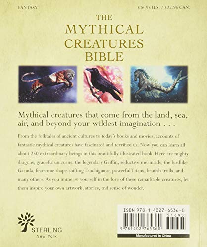 The Mythical Creatures Bible: The Definitive Guide to Legendary Beings (Mind Body Spirit Bibles, 14) — back cover