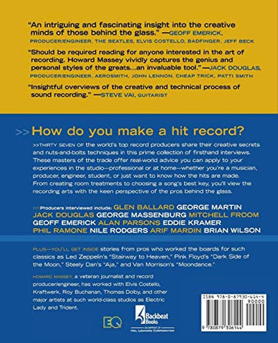 Behind the Glass: Top Record Producers Tell How They Craft the Hits