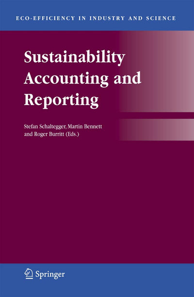Sustainability Accounting and Reporting (Eco-Efficiency in Industry and Science, 21)