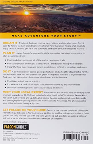 Hiking Grand Canyon National Park: A Guide to the Best Hiking Adventures on the North and South Rims (Regional Hiking Series)