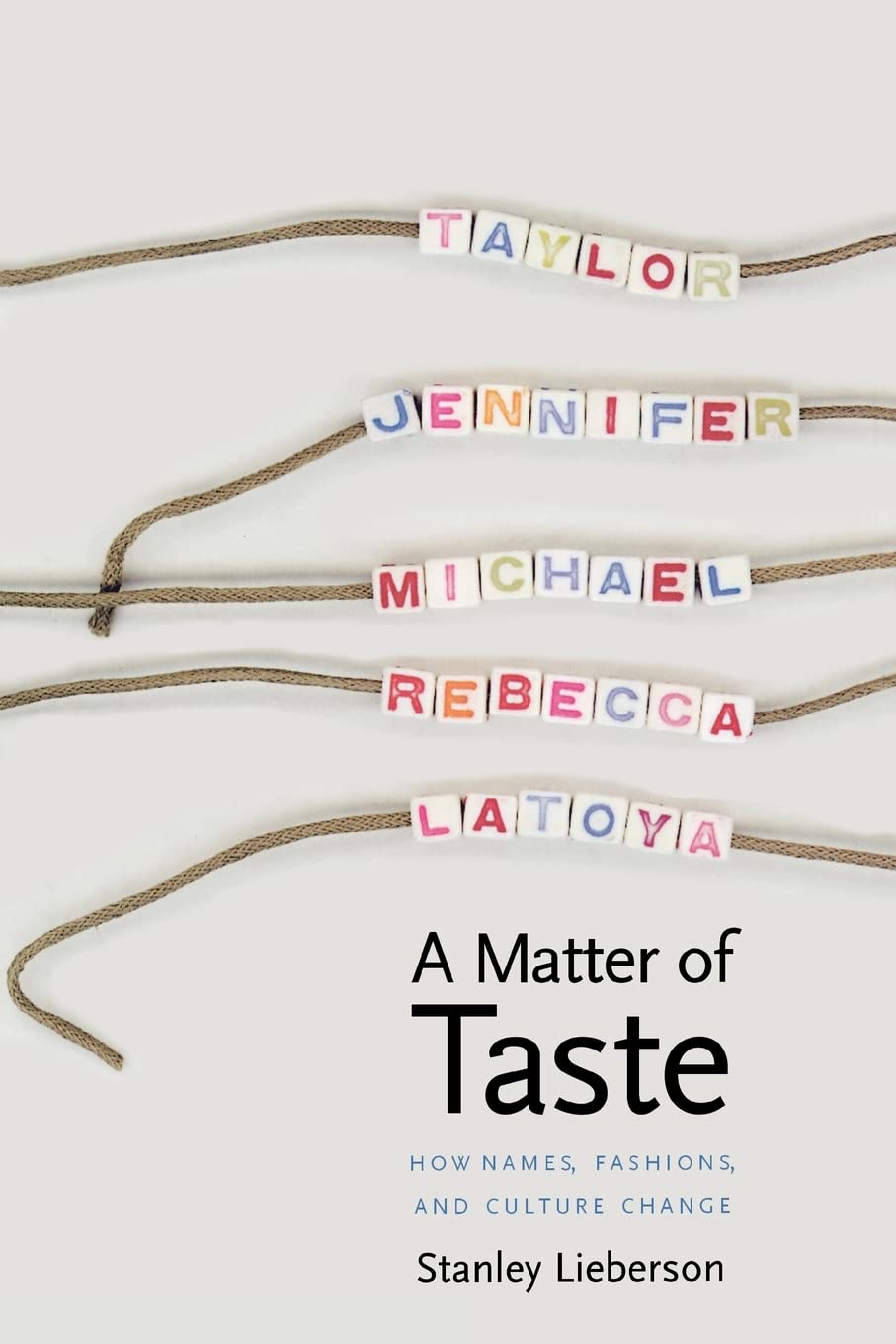 A Matter of Taste: How Names, Fashions, and Culture Change