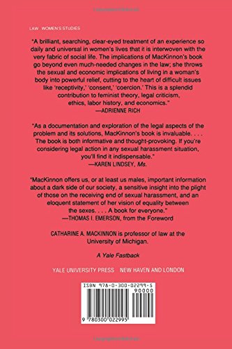 Sexual Harassment of Working Women: A Case of Sex Discrimination (Yale Fastback Series)