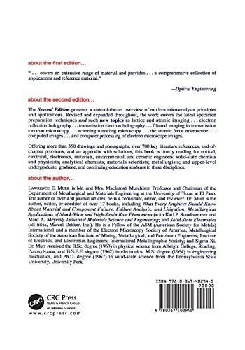 Electron and Ion Microscopy and Microanalysis: Principles and Applications, Second Edition, (Optical Science and Engineering)
