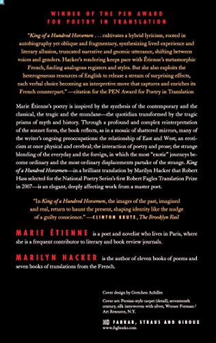King of a Hundred Horsemen: Poems (English and French Edition)