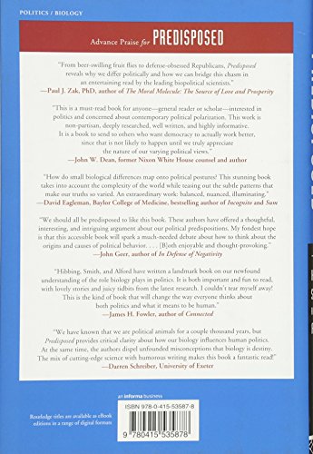 Predisposed: Liberals, Conservatives, and the Biology of Pol