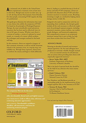 Prolonged Exposure Therapy for PTSD: Emotional Processing of – New