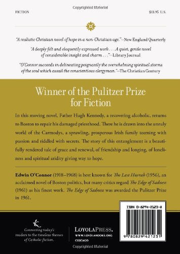 The Edge of Sadness (Loyola Classics) — back cover