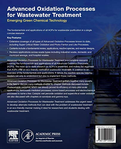 Advanced Oxidation Processes for Wastewater Treatment: Emerging Green Chemical Technology
