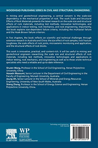 Scale-Size and Structural Effects of Rock Materials (Woodhead Publishing Series in Civil and Structural Engineering)