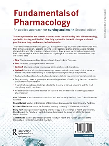Fundamentals of Pharmacology: An Applied Approach for Nursing and Health