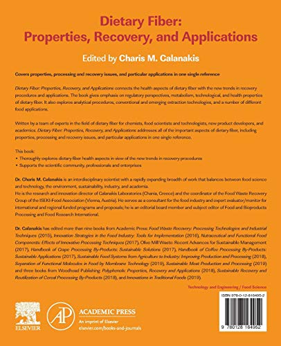 Dietary Fiber: Properties, Recovery, and Applications