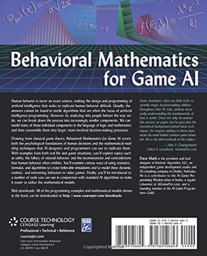Behavioral Mathematics for Game AI (Applied Mathematics) — back cover