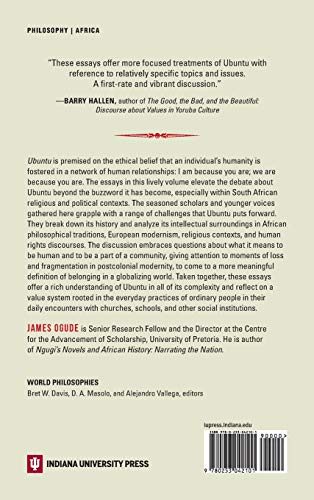 Ubuntu and the Reconstitution of Community (World Philosophies)