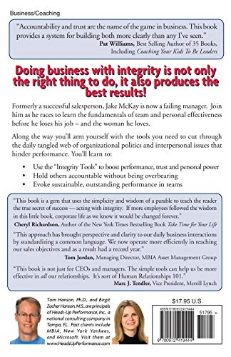 Who Will Do What by When?: How to Improve Performance, Accountability and Trust with Integrity