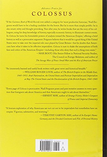 Colossus: The Price of America's Empire — back cover