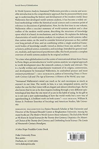 World-Systems Analysis: An Introduction — back cover