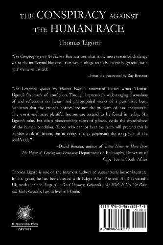 The Conspiracy against the Human Race: A Contrivance of Horror