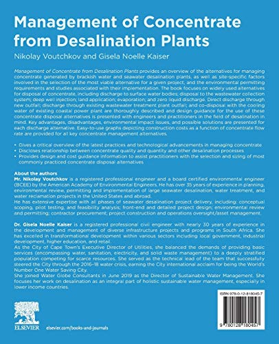 Management of Concentrate from Desalination Plants