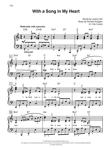 Dan Coates Popular Piano Library -- Great American Songbook