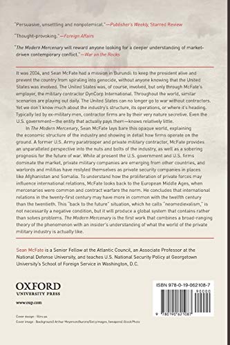 The Modern Mercenary: Private Armies and What They Mean for